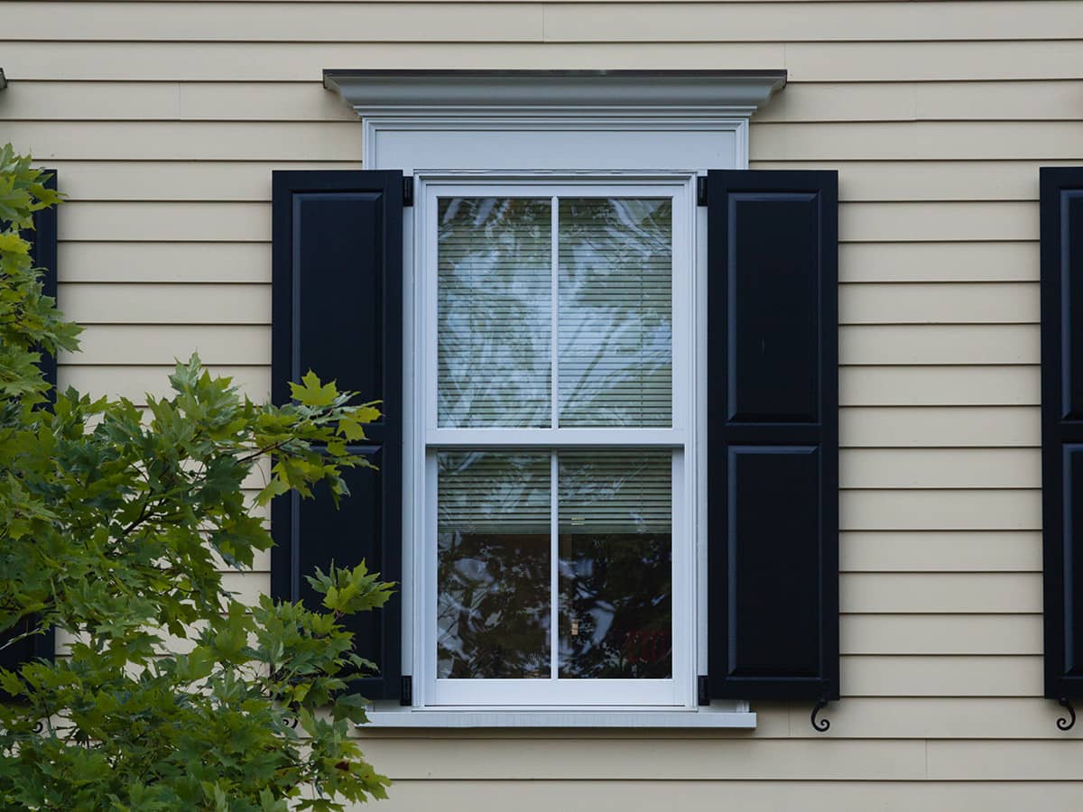 raised panel exterior shutters