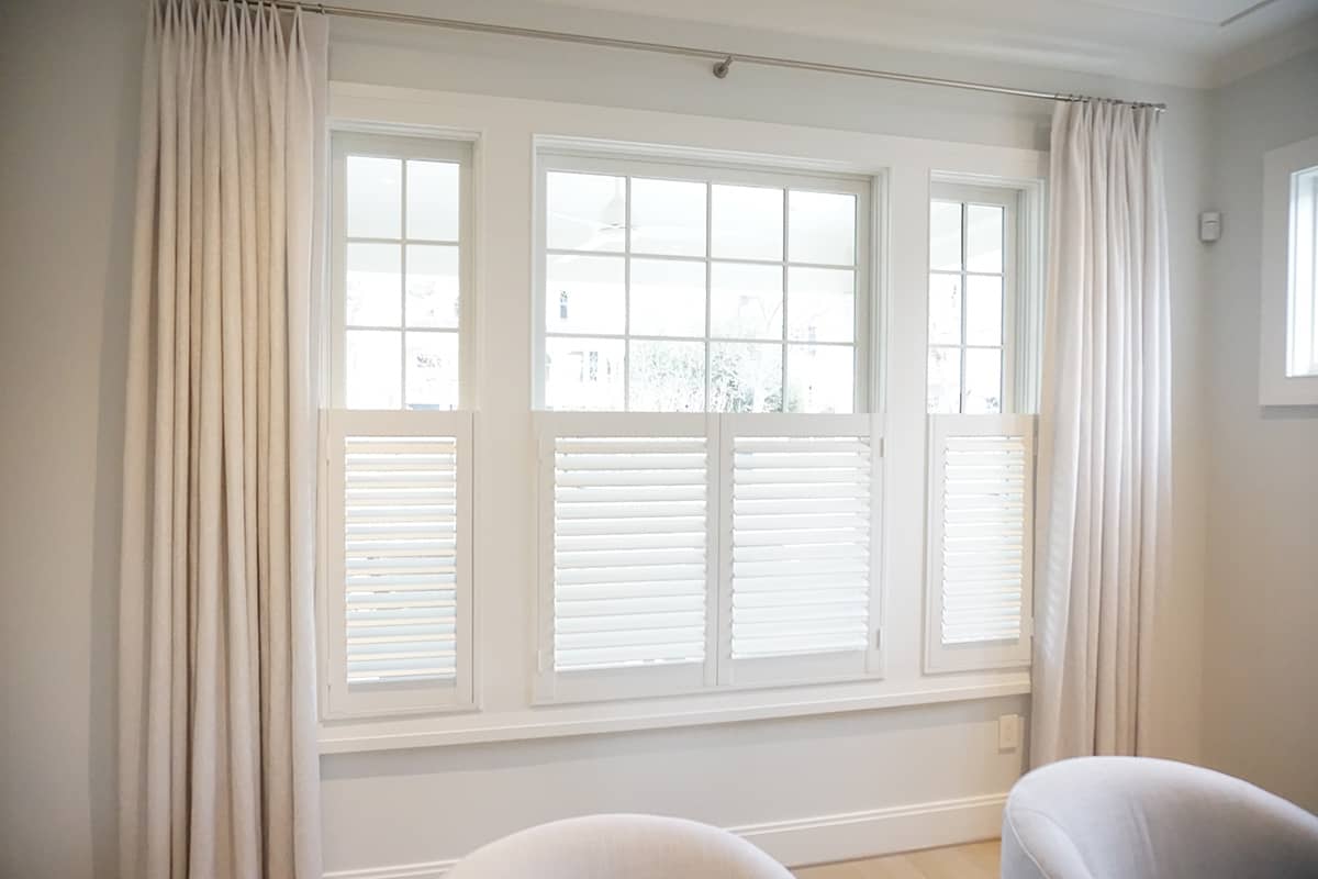 cafe shutters in a sitting room