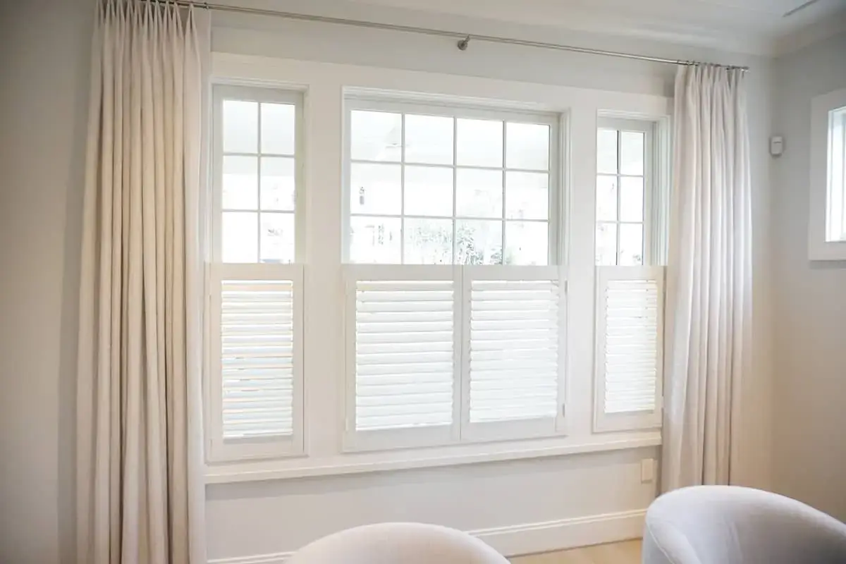 cafe shutters in a sitting room